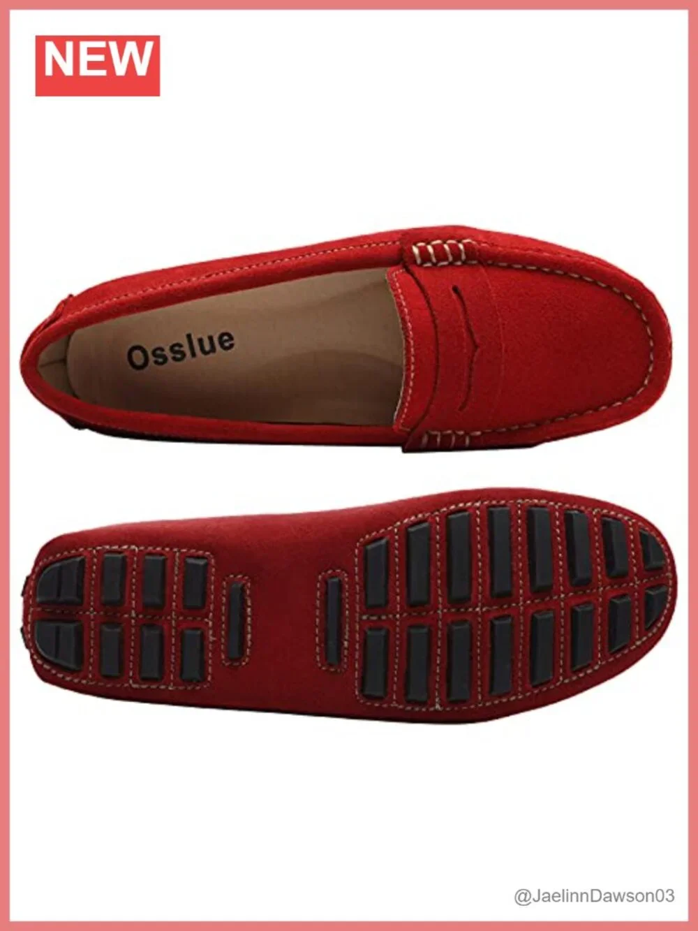 Women's Penny Loafers Slip-On Suede Leather Driving Mocc Comfort Casual Flats